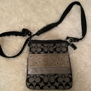 Coach cross body purse